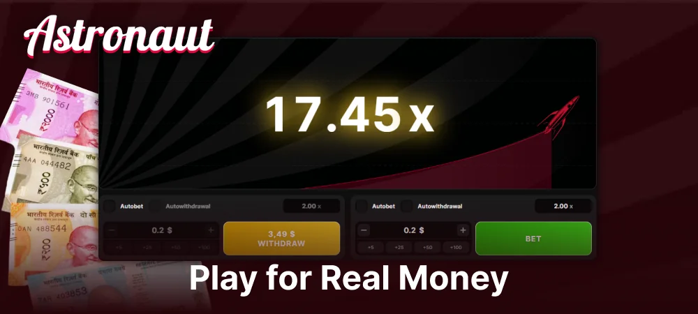 Play Astronaut Game for Real Money in India